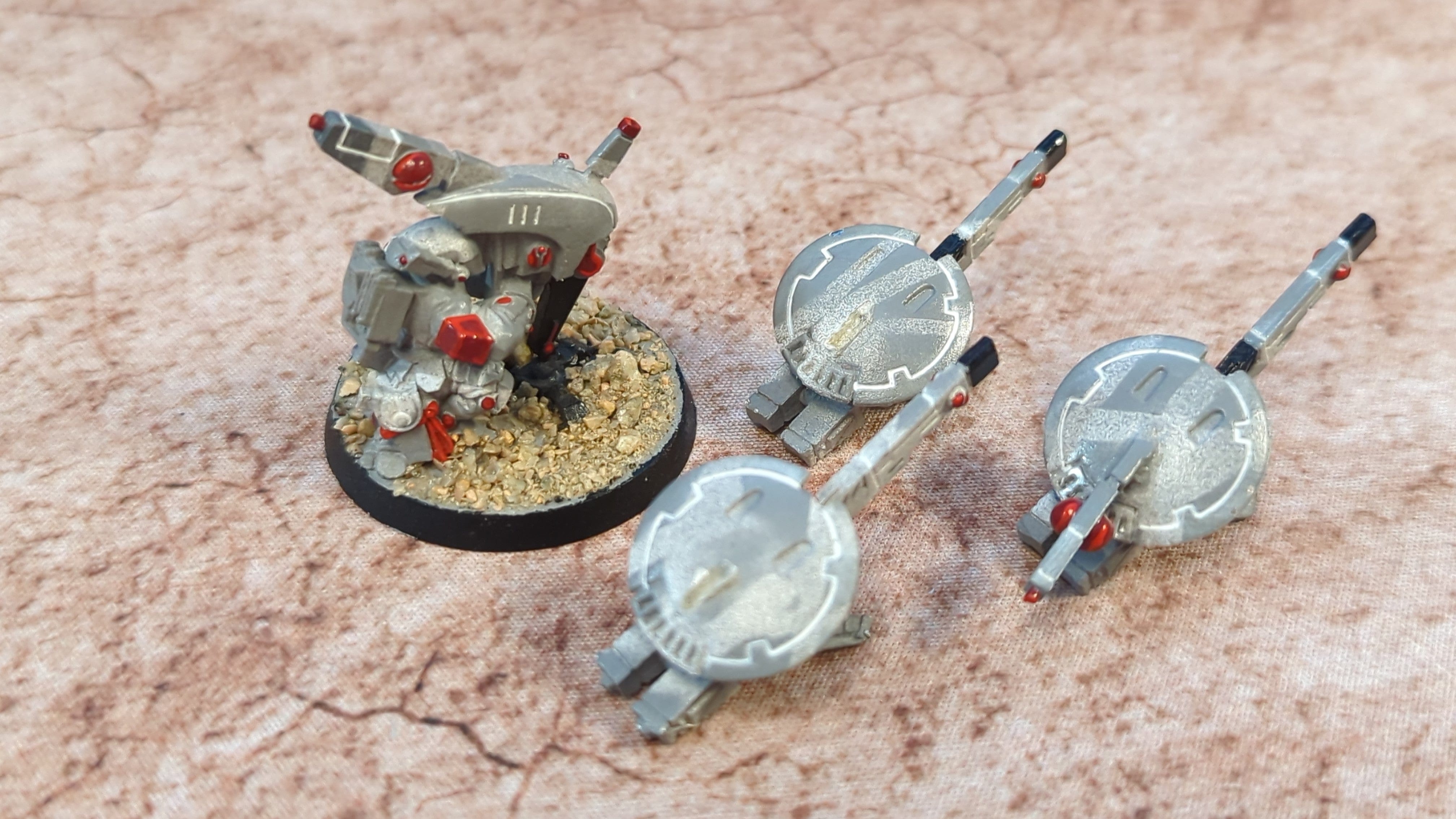 Warhammer 40k Sniper drone team x4