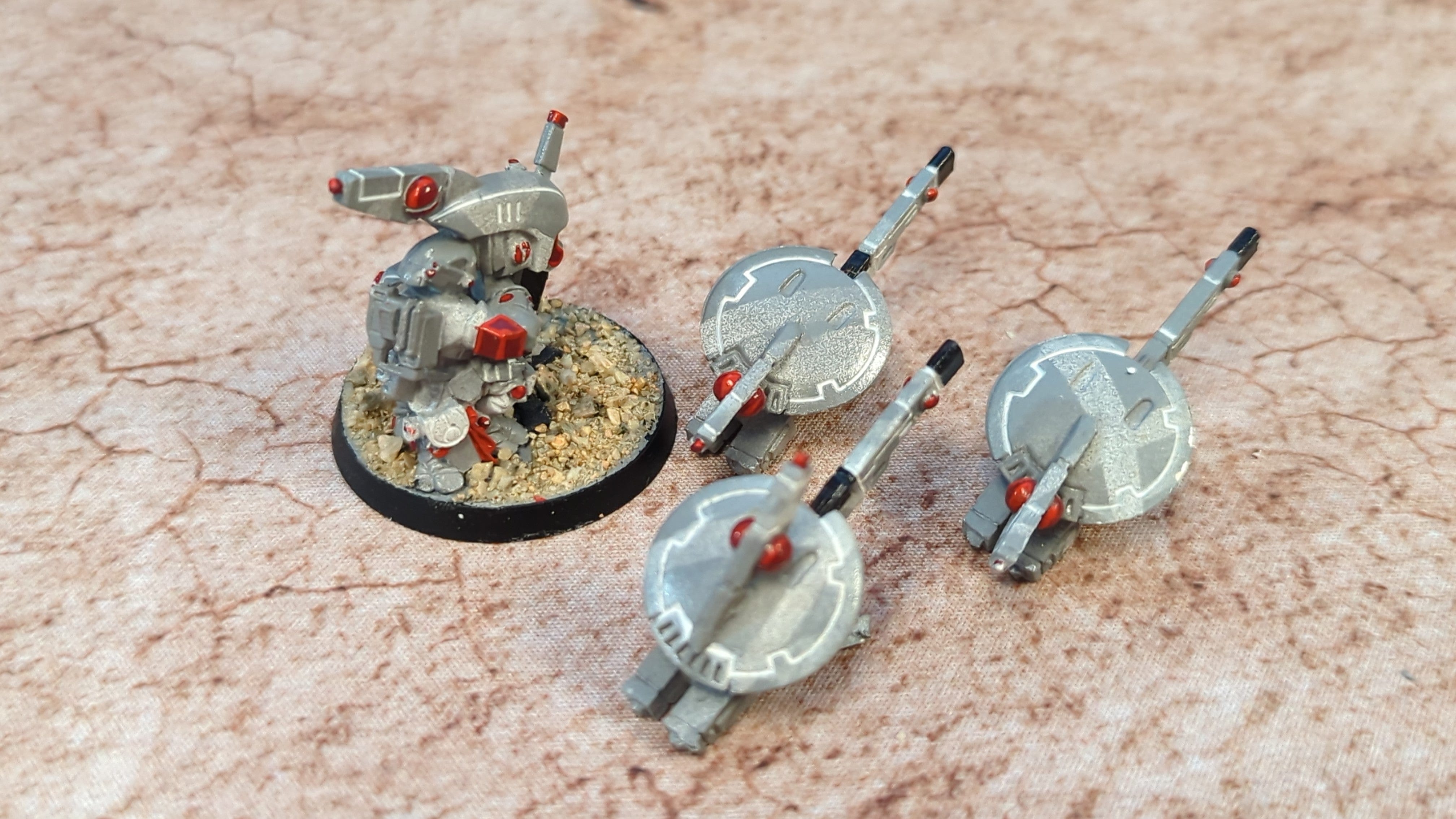 Warhammer 40k Sniper drone team x4
