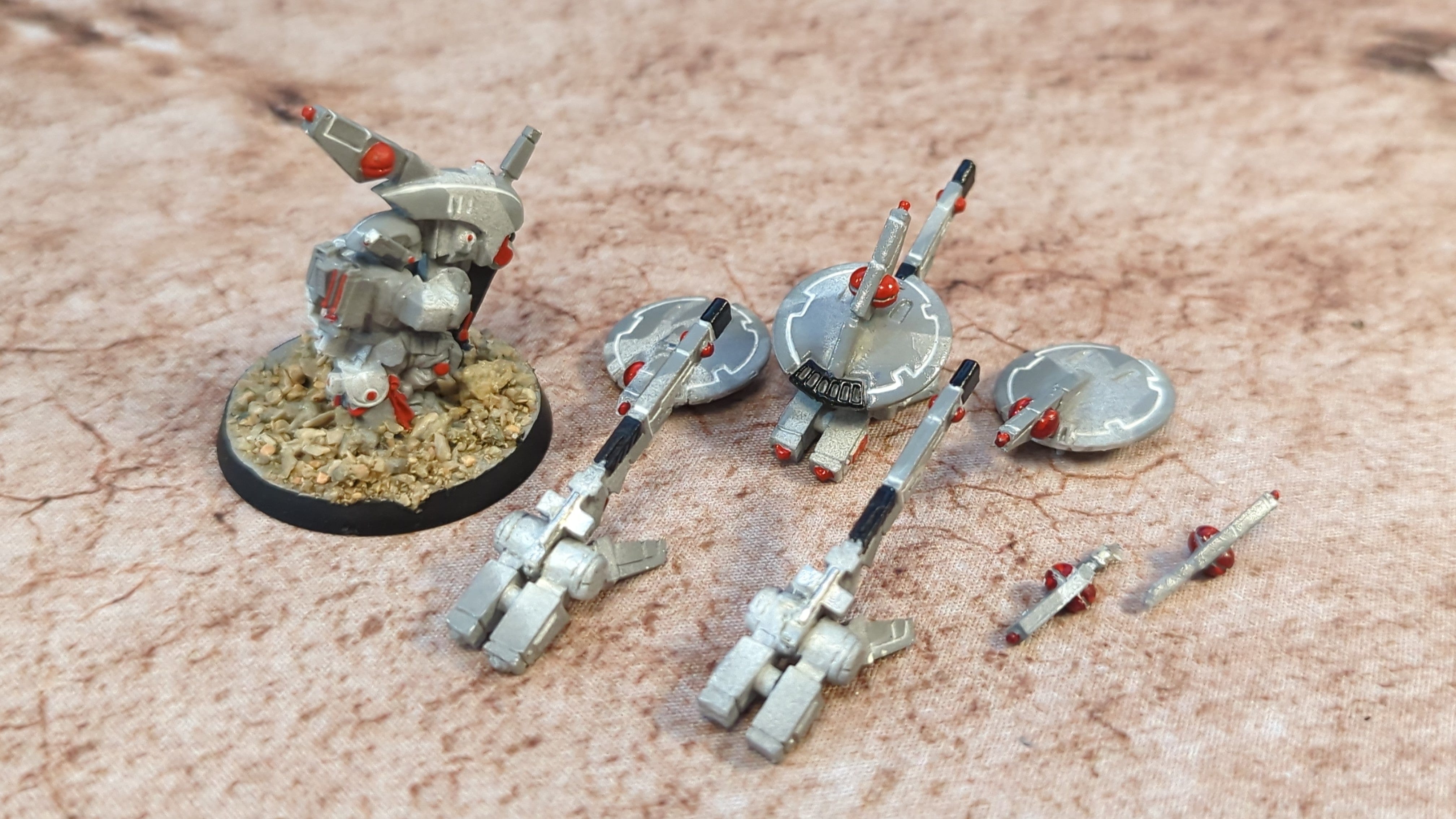Warhammer 40k Sniper drone team x4