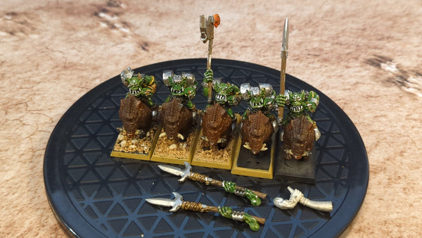 The Old World Warhammer old world orc boar boyz (oop metal) x5