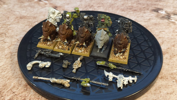 The Old World Warhammer old world Savage orc boar boyz (oop metal) x5