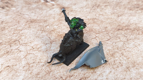 The Old World Orc Bosse on boar x1