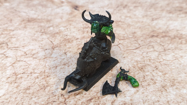 The Old World Orc Bosse on boar x1
