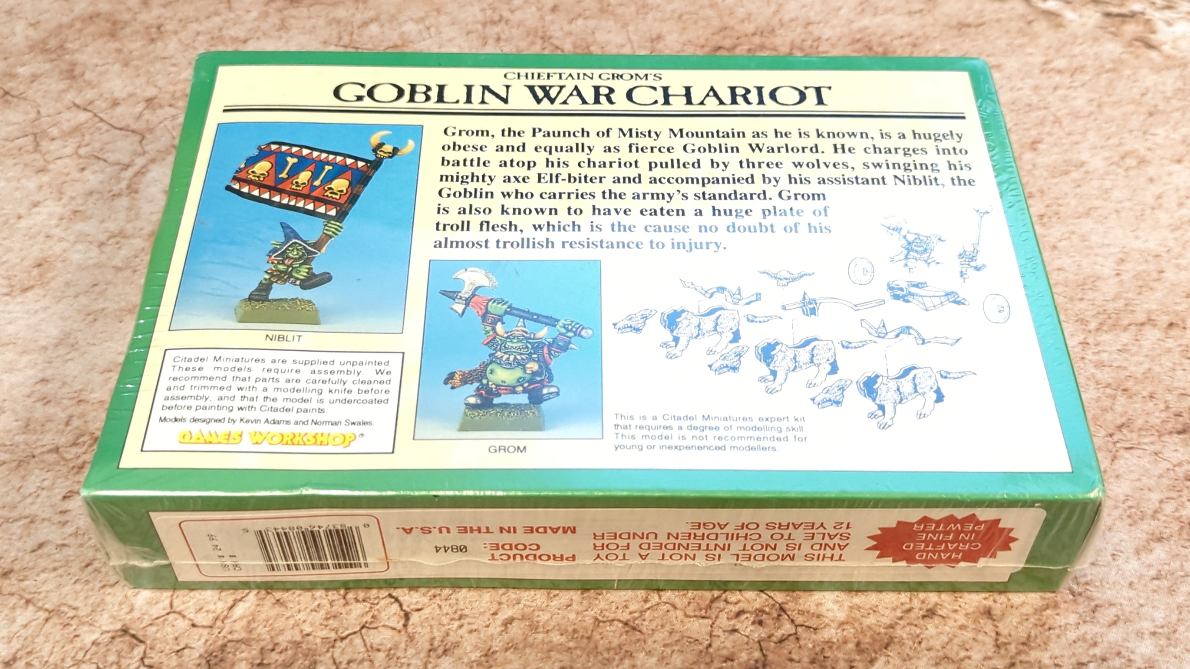 The Old World Chieftain Grom Goblin War Chariot x1
