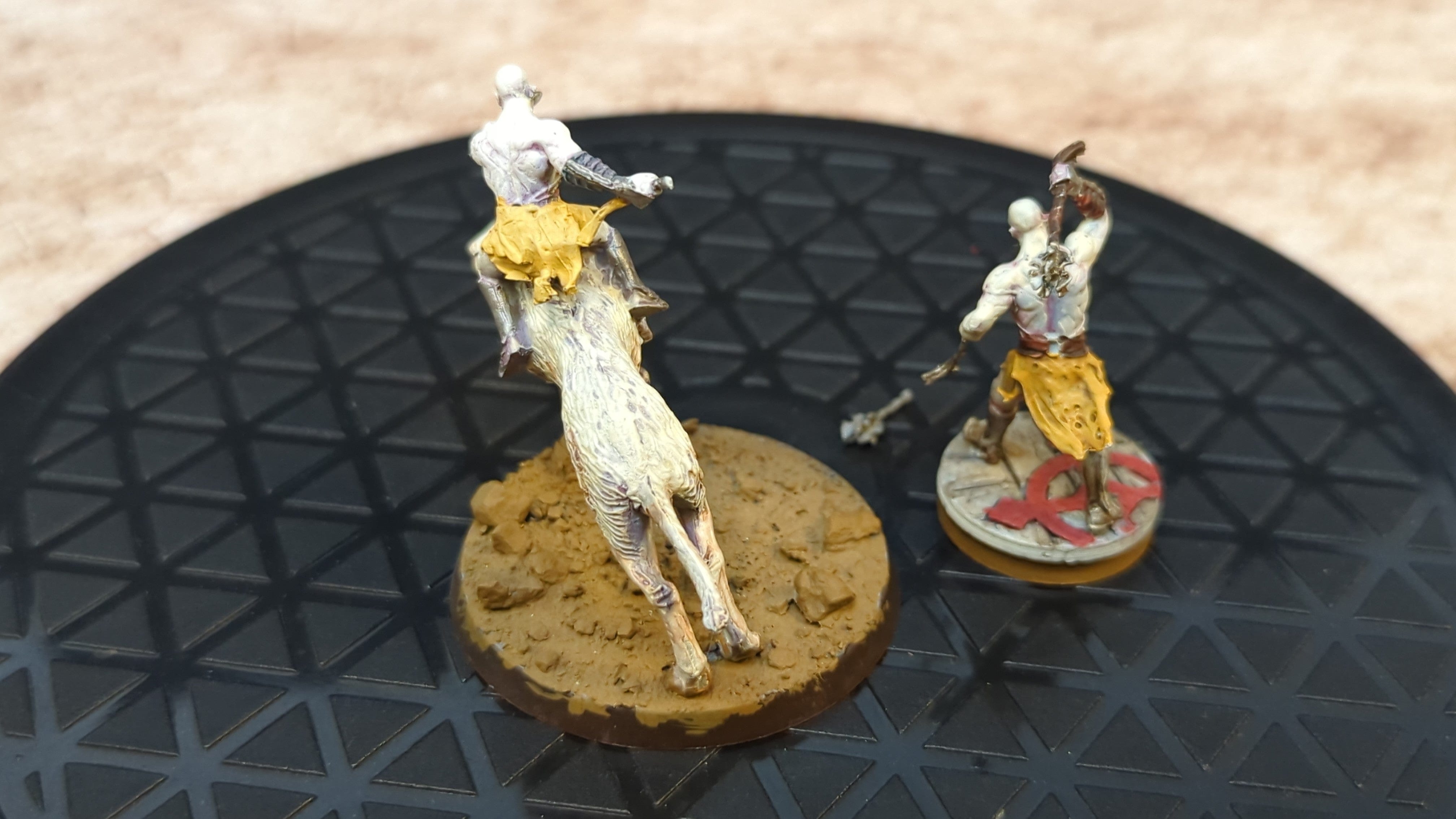 Lord of the Rings Middle-Earth Azog (foot & mounted) x2 Painted