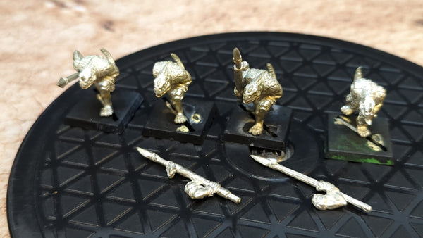 The Old World Seraphon Saurus Warriors (metal) x4