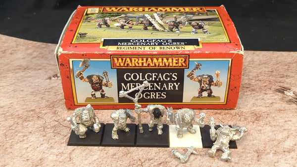 The Old World GolgFag's Mercenary Ogres x5