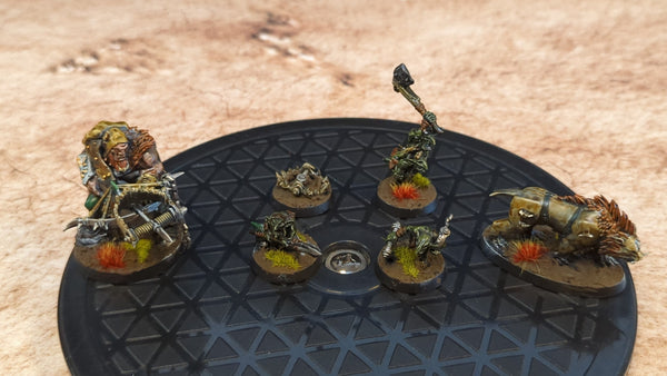 Warhammer Underworlds AOS Hrothgor's Mantrappers x6