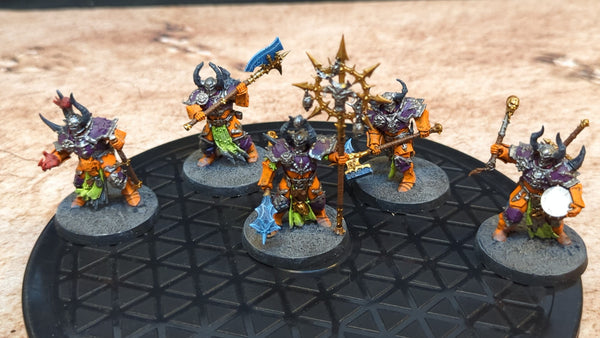 Age of Sigmar Slaves to Darkness Chaos Chosen x5 Painted