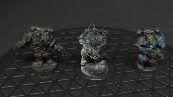 Warhammer 40k Chaos Space Marines Chosen x3