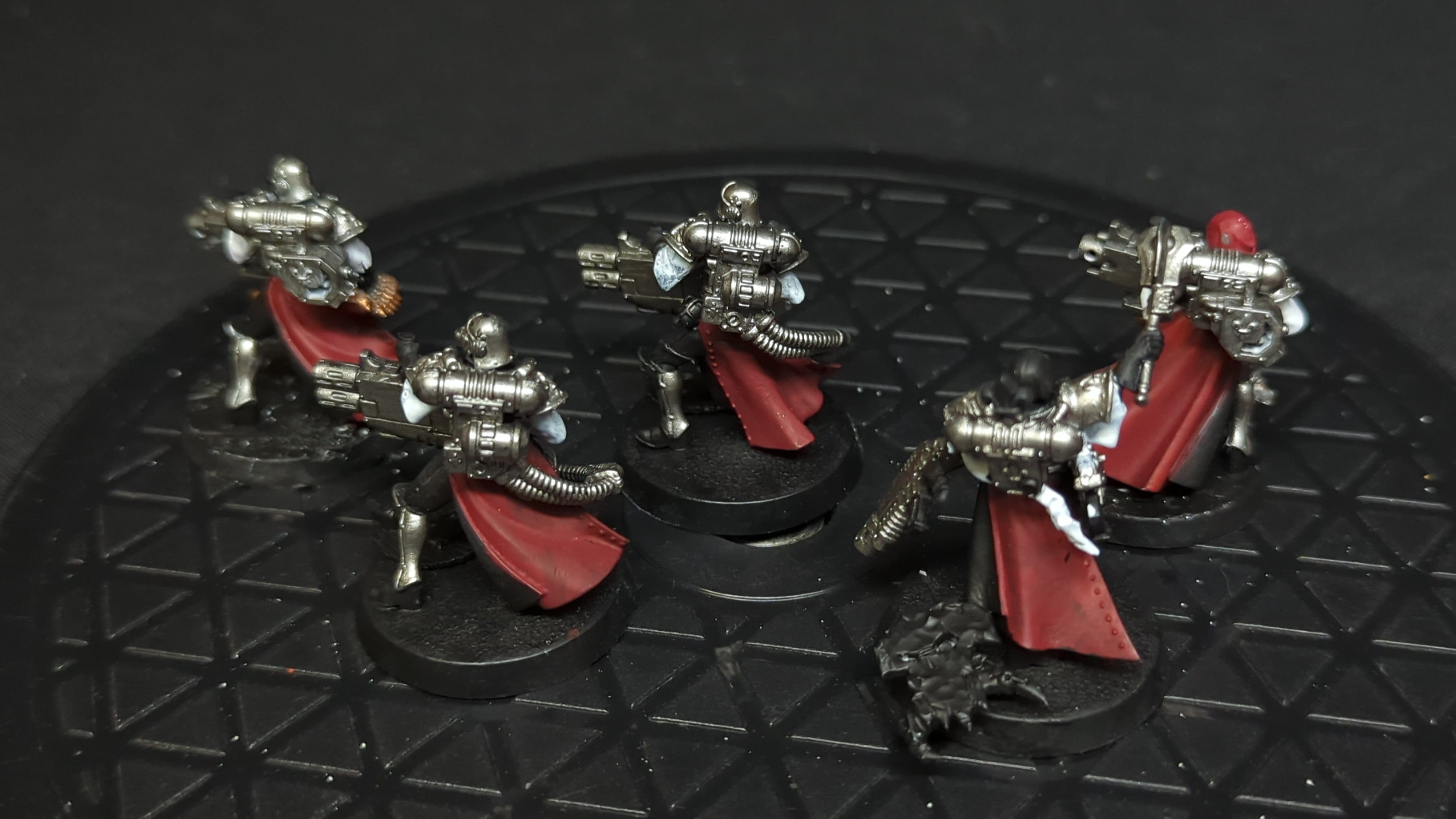 Warhammer 40k Adepta Sororitas Retributor Squad x5 Painted