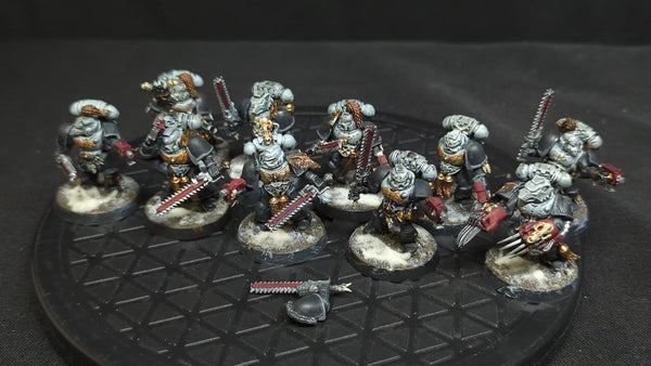 Warhammer 40k Blood claws (old models) x10 OOP Painted