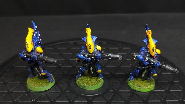 Warhammer 40k Wraithguard (oop metal) x3 OOP Painted