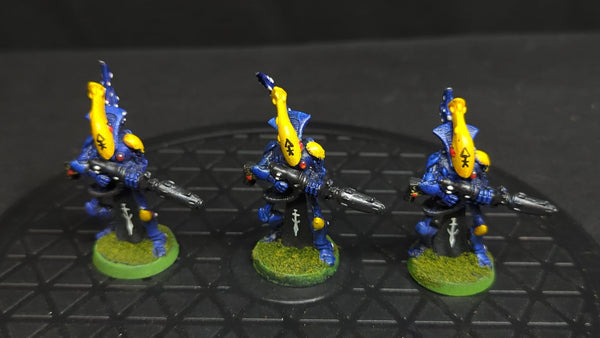 Warhammer 40k Wraithguard (oop metal) x3 OOP Painted
