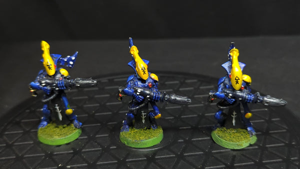 Warhammer 40k Wraithguard (oop metal) x3 OOP Painted