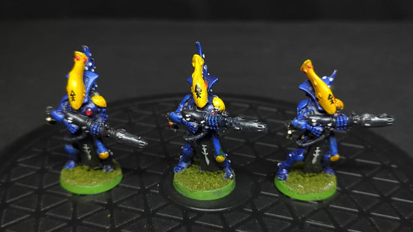 Warhammer 40k Wraithguard (oop metal) x3 OOP Painted