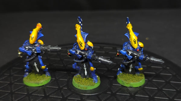 Warhammer 40k Wraithguard (oop metal) x3 OOP Painted