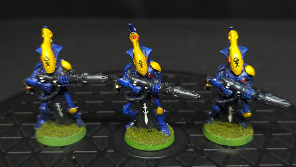 Warhammer 40k Wraithguard (oop metal) x3 OOP Painted