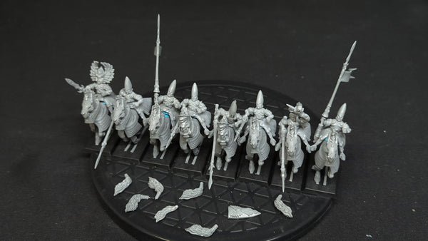 The Old World High Elf Realms Silver Helms x8