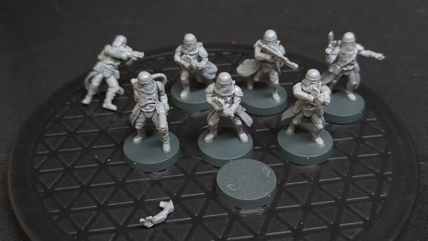 Star Wars Legion Snow Troopers x7
