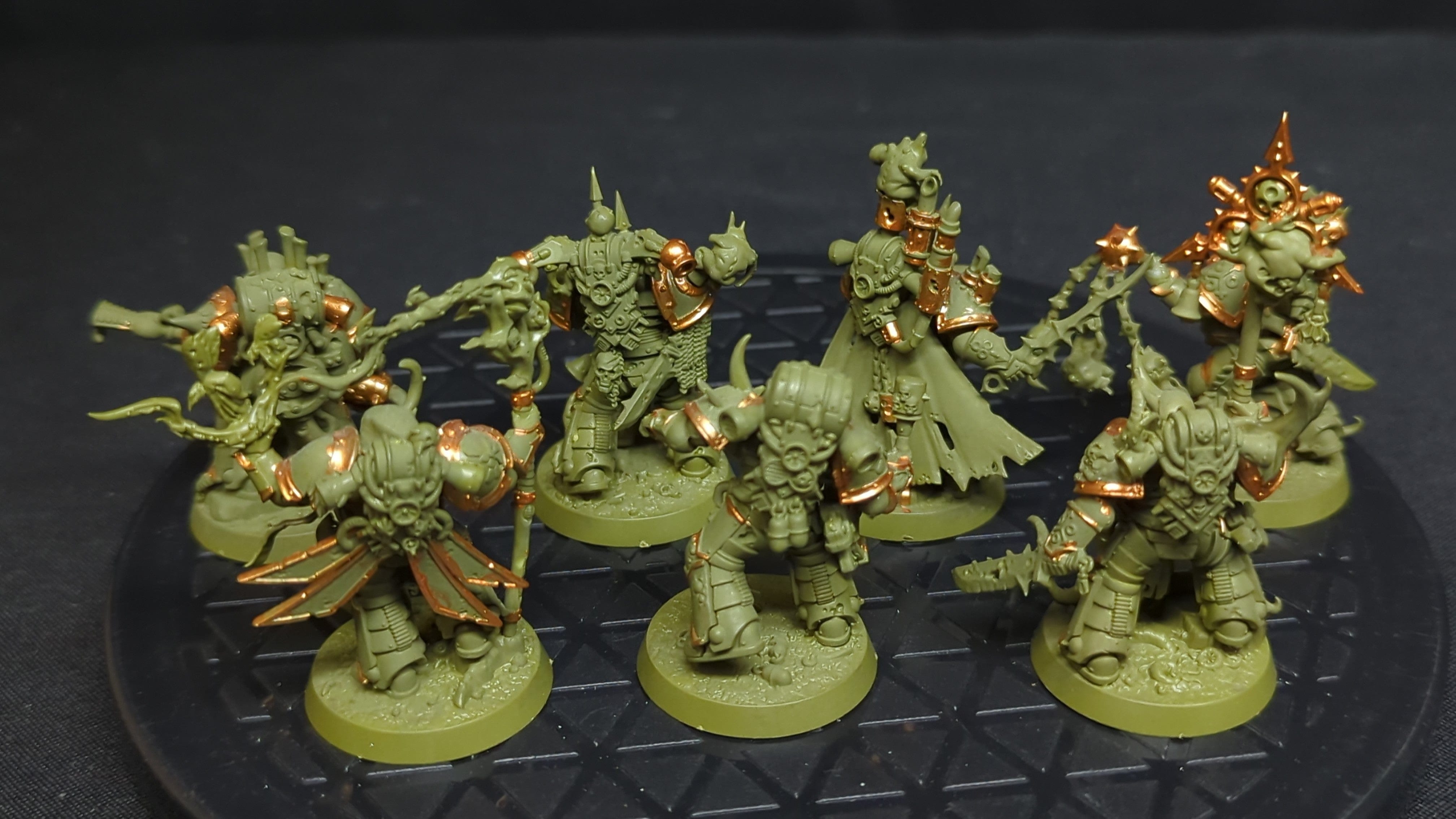 Warhammer 40k Kill Team: plague Marines x7