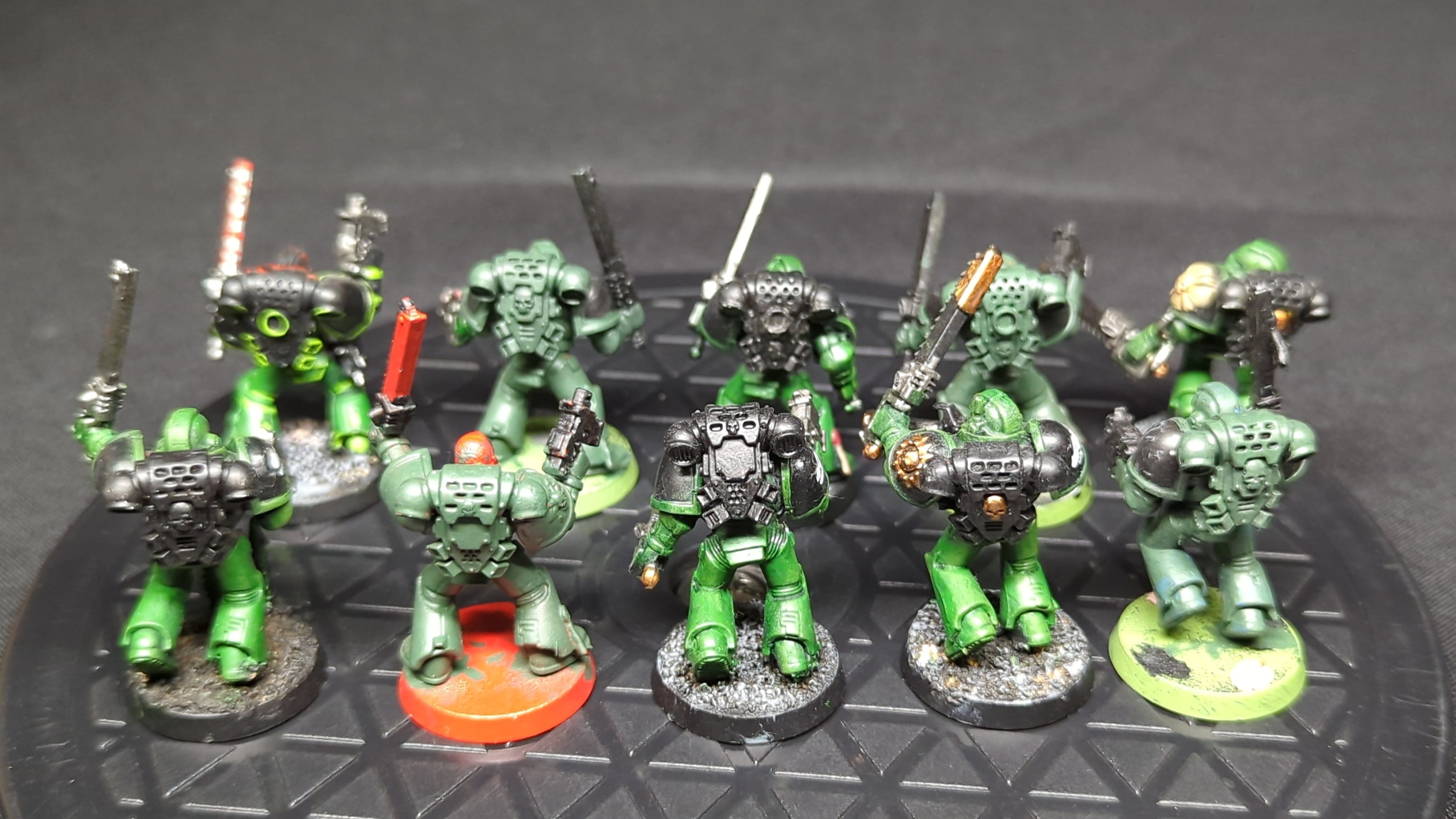 Warhammer 40k Space Marines Tactical Squad x10 Painted