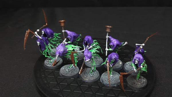 Age of Sigmar Nighthaunt Grimghast Reapers x10 Painted