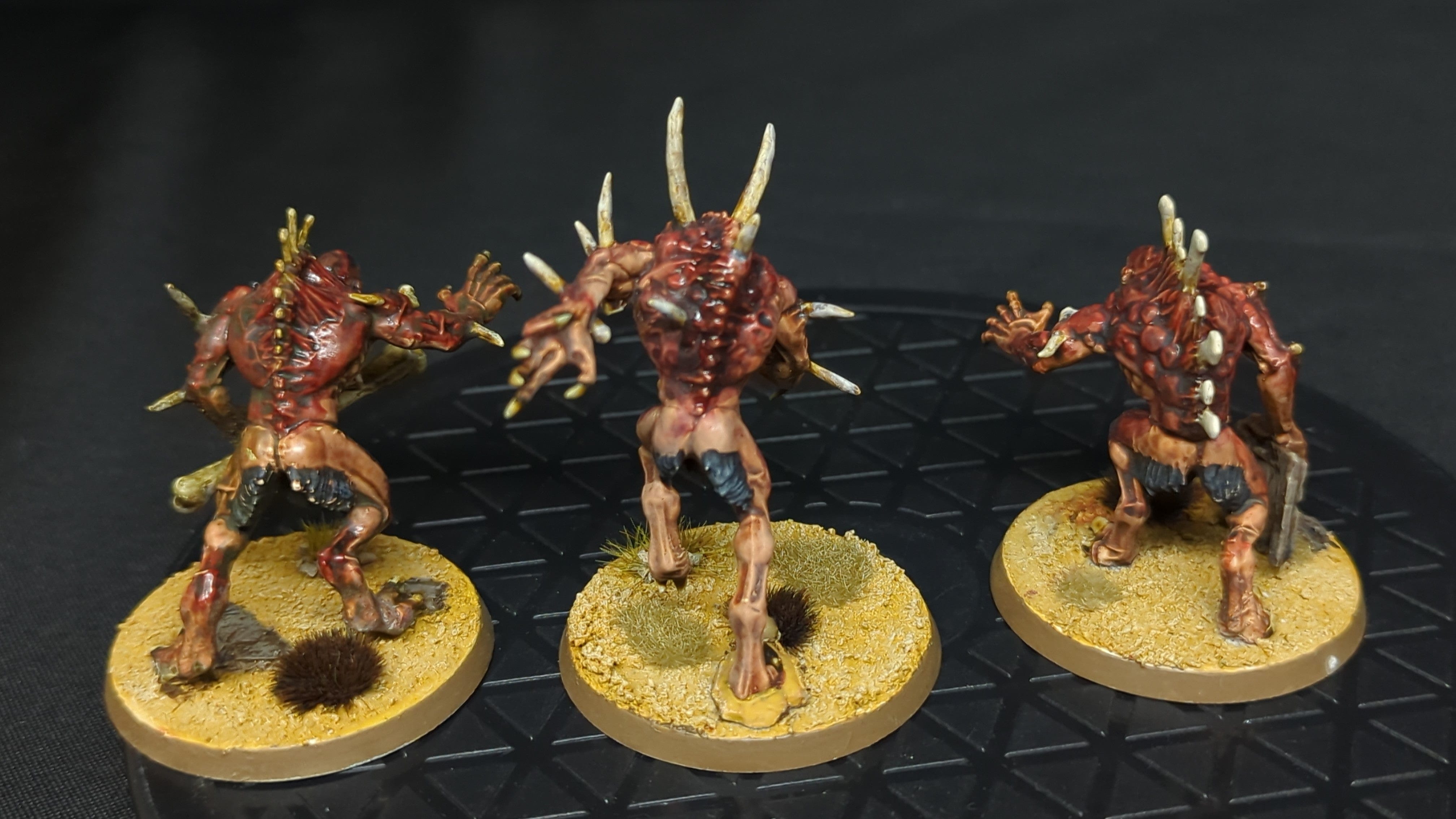 Age of Sigmar Flesh-eater Courts Crypt Horrors / Crypt Haunter Courtier x3 Painted