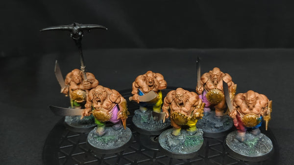 Age of Sigmar Ogor Mawtribes Ogor Gluttons x6 Painted