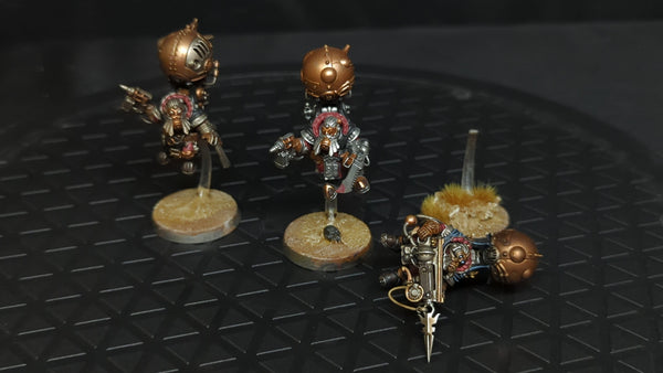 Age of Sigmar Kharadron Overlords Endrinriggers x3 Painted