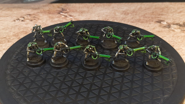 Warhammer 40k Necrons Warriors x10 Painted