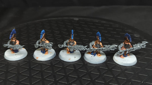 Age of Sigmar Fyreslayers Auric Hearthguard x5