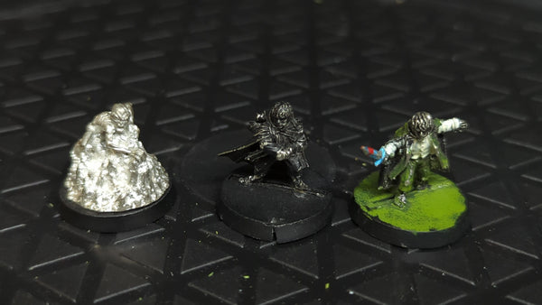 Lord of the Rings Middle-Earth Middle-earth Frodo Baggins, Samwise Gamgee and Gollum in Emyn Muil x3