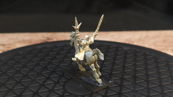 The Old World High Elf Realms Mage on steed (OOP Metal) x1
