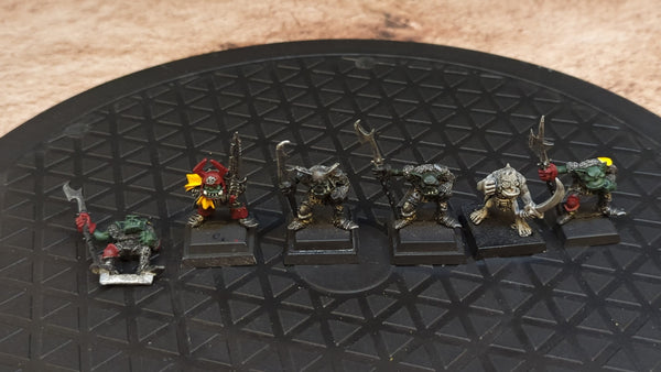 The Old World Orc & Goblin Tribes Ruglud's Armoured Orcs (OOP Metal) x6