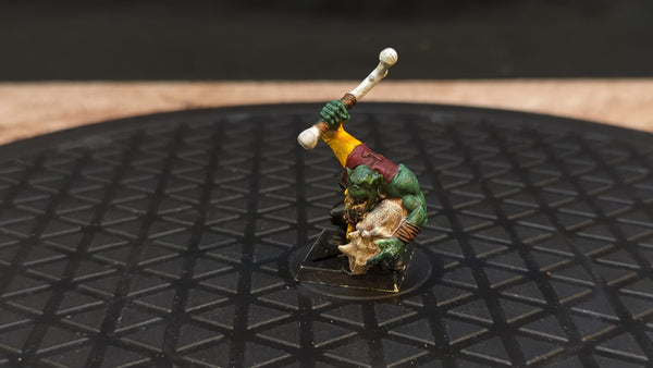 The Old World Orc & Goblin Tribes Savage Orc Musician (OOP) x1