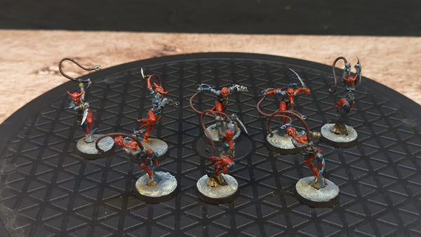 Age of Sigmar Daughters of Khaine Sisters of Slaughter x8 Painted