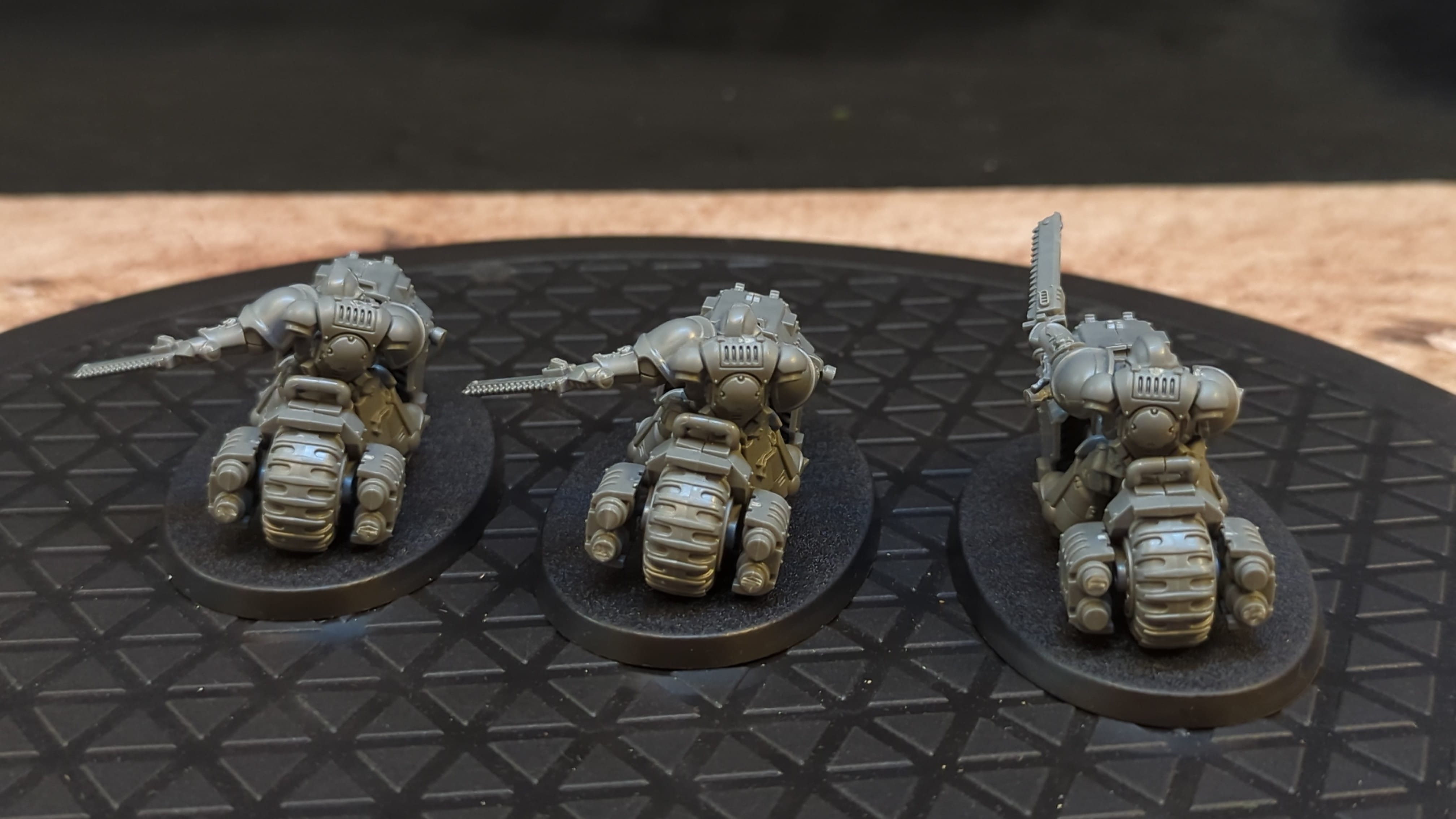Warhammer 40k Space Marines Outriders x3