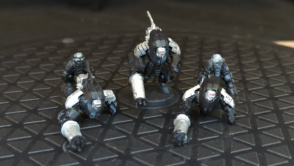 Warhammer 40k T'au Empire XV25 Stealth Battlesuits x3