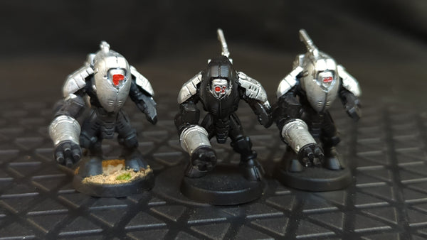 Warhammer 40k T'au Empire XV25 Stealth Battlesuits x3