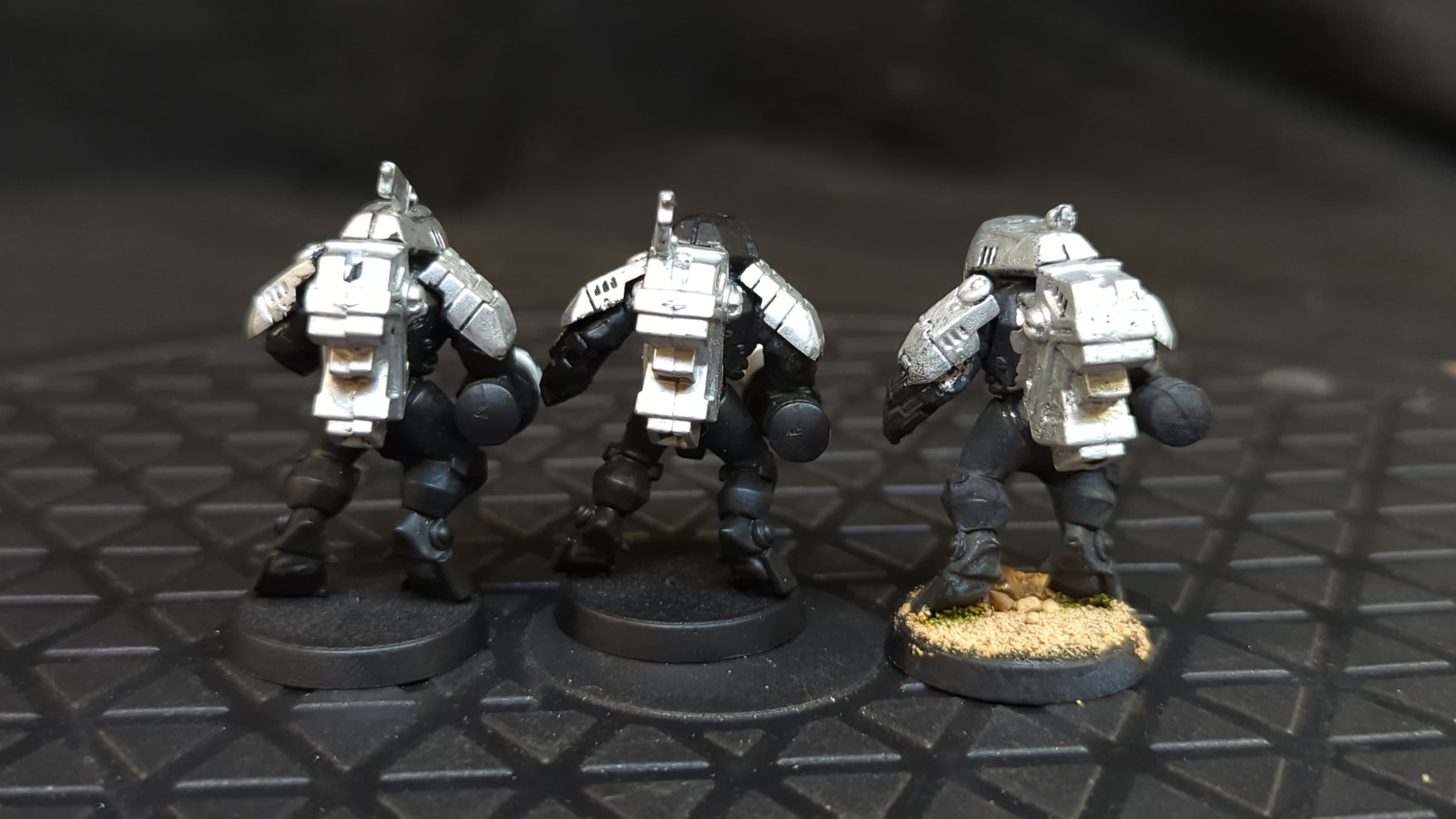 Warhammer 40k T'au Empire XV25 Stealth Battlesuits x3