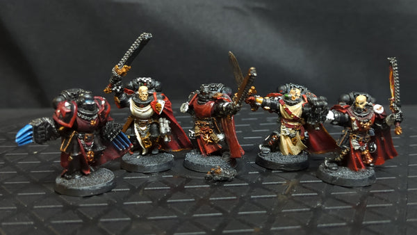Warhammer 40k Black Templars Sword Brethren (OOP Metal) x5 OOP Painted