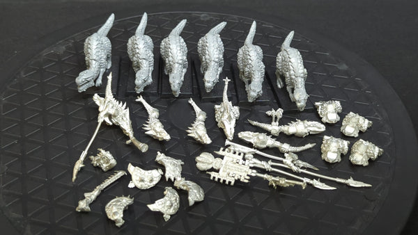 The Old World Cold One Cavalry (OOP Metal) x6