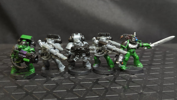 Warhammer 40k Space Marines Devastator Squad x5
