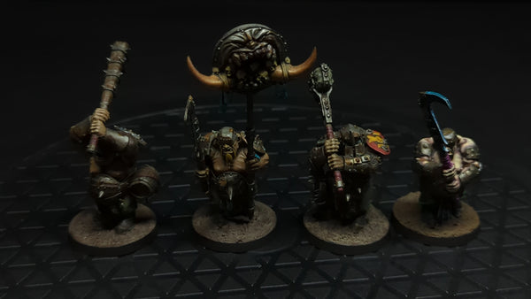 Age of Sigmar Ogor Mawtribes Ironguts x4 Painted