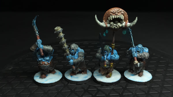 Age of Sigmar Ogor Mawtribes Ironguts x4 Painted