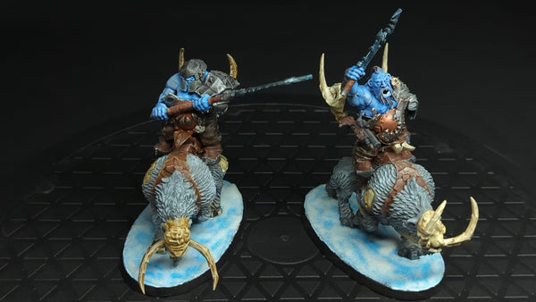 Age of Sigmar Ogor Mawtribes Mournfang Pack x2 Painted