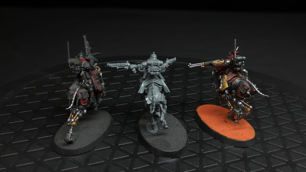 Warhammer 40k Adeptus Mechanicus Raiders x3 Painted