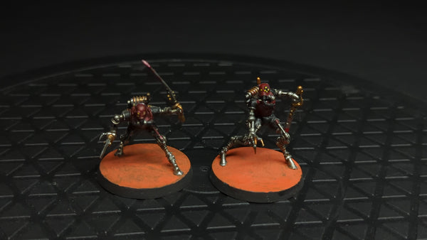 Warhammer 40k Adeptus Mechanicus Infiltrators x2 Painted