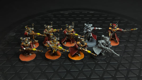 Warhammer 40k Adeptus Mechanicus Skitarii Vanguard x9